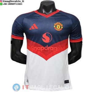 Maglia Manchester United Speciale Giocatori 2026/2027 Blu Rosso Bianco
