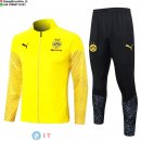 Giacca Set Completo Lunga Zip Borussia Dortmund 23-24 Giallo I Nero