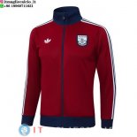 Giacca Lunga Zip Arsenal 25-26 Borgogna Blu Giacca Lunga Zip Arsenal 25-26 Borgogna Blu