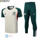 Formazione Set Completo Maglia Messico 2023 Bianco Verde