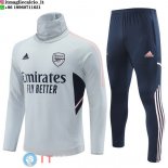 Felpa Da Allenamento Set Completo Arsenal 22-23 Grigio Blu Navy