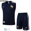 Senza Maniche Set Completo Maglia Juventus 2025/2026 Blu Navy