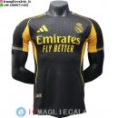 Thailandia Maglia Real Madrid Speciale Giocatori 2025/2026 Nero Giallo