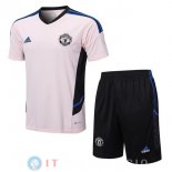 Formazione Set Completo Maglia Manchester United 2022/2023 Rosa Nero