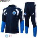 Giacca Full Zip e Pantaloni Allenamento Cruzeiro 2026/2027 Blu Navy