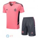 Formazione Maglia Set Completo Real Madrid 2022/2023 Rosa I Grigio