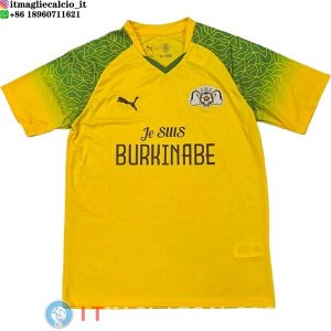 Thailandia Maglia Burkina Faso Speciale 2025 Giallo Verde