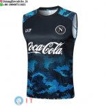 Senza Maniche Maglia Napoli 2024/2025 Blu Nero