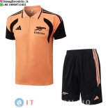 POLO Maglia Set Completo Arsenal 2026/2027 Arancione Nero POLO Maglia Set Completo Arsenal 2026/2027 Arancione Nero