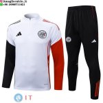 Tuta da Allenamento Ajax Mezza Cerniera 2025/2026 Bianco Nero Rosso Tuta da Allenamento Ajax Mezza Cerniera 2025/2026 Bianco Nero Rosso