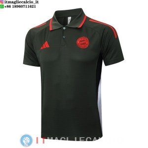POLO Maglia Bayern Monaco 2025/2026 Verde Navy Rosso