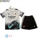 Maglia Set Completo Uomo Real Madrid Speciale 2025/2026 Bianco Nero