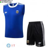 Senza Maniche Set Completo Maglia Argentina 2026 Blu Bianco Nero Senza Maniche Set Completo Maglia Argentina 2026 Blu Bianco Nero