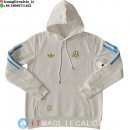 Felpa con Cappuccio Argentina 2026 Bianco