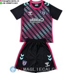 Maglia Bambino Sunderland Portiere 2025/2026 Rosa Nero Maglia Bambino Sunderland Portiere 2025/2026 Rosa Nero