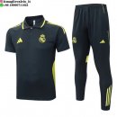 POLO Maglia Set Completo Real Madrid 2025/2026 Grigio Navy Verde