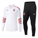 Giacca Set Completo AC Milan 20-21 Bianco Rosso Blu