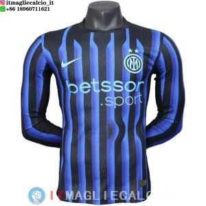 Maglia Inter Milan Prima Giocatori 2025/2026 ML