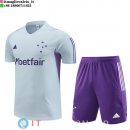 Formazione Maglia Set Completo Cruzeiro 2023/2024 Grigio Purpureo