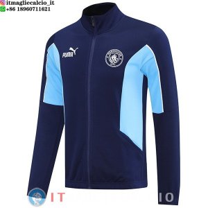 Giacca Lunga Zip Manchester city 25-26 Blu
