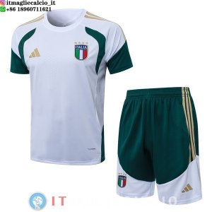 Formazione Set Completo Maglia Italia 2026 Bianco Verde