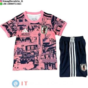 Maglia Bambino Giappone Speciale 2026 Rosa Nero