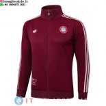Giacca Lunga Zip Bayern Monaco 25-26 Borgogna