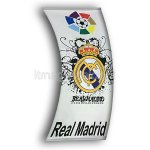 Calcio Bandiera Real Madrid Bianco Calcio Bandiera Real Madrid Bianco