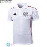 POLO Maglia Ajax 2025/2026 Bianco Rosso