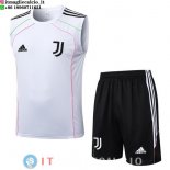 Senza Maniche Set Completo Maglia Juventus 2025/2026 Bianco I Rosa Nero Senza Maniche Set Completo Maglia Juventus 2025/2026 Bianco I Rosa Nero