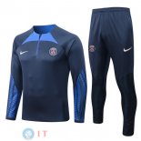 Giacca Bambino Set Completo PSG 2022/2023 Blu II Navy