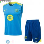 Senza Maniche Set Completo Maglia Barcellona 2025/2026 Blu I Giallo Senza Maniche Set Completo Maglia Barcellona 2025/2026 Blu I Giallo