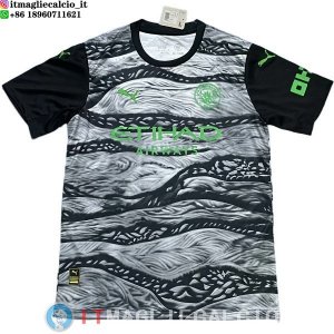 Thailandia Maglia Manchester City Speciale 2025/2026 Nero Grigio Verde