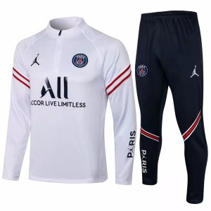 Giacca Set Completo Paris Saint Germain 21-22 Bianco Nero