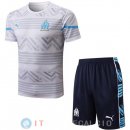 Formazione Set Completo Maglia Marseille 2022/2023 Bianco Blu