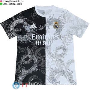 Thailandia Maglia Real Madrid Speciale 2025/2026 Nero II Bianco