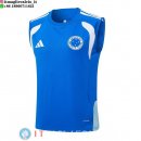 Senza Maniche Maglia Cruzeiro 2026/2027 Blu Bianco