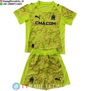 Maglia Portiere Set Completo Uomo Marseille 2025/2026 Giallo