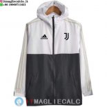 Giacca A Vento Juventus 2023/2024 Bianco Nero