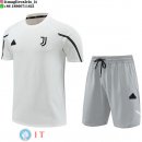 Formazione Set Completo Maglia Juventus 2024/2025 Bianco Grigio