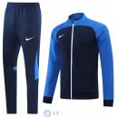 Giacca Set Completo Lunga Zip Nike 22-23 III Blu