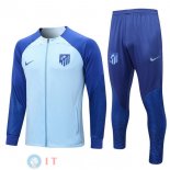 Giacca Set Completo Atletico Madrid 22-23 II Blu