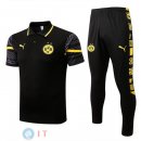 POLO Maglia Set Completo Borussia Dortmund 2022/2023 Nero I Giallo