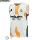 Senza Maniche Maglia Real Madrid 2025/2026 Bianco Arancione