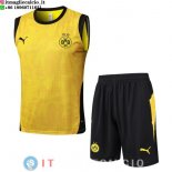 Senza Maniche Set Completo Maglia Borussia Dortmund 2026/2027 Giallo Nero Senza Maniche Set Completo Maglia Borussia Dortmund 2026/2027 Giallo Nero