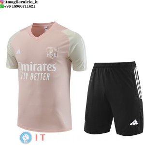 Formazione Set Completo Maglia Lyon 2023/2024 Rosa Nero