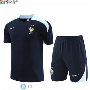 Formazione Set Completo Francia 2024 Blu Navy