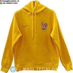 Felpa con Cappuccio Francia 2026 Giallo