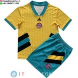 Maglia Speciale Set Completo Uomo Bayern Monaco 2023/2024 Giallo Verde