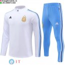 Felpa Da Allenamento Set Completo Argentina 2023 Bianco Blu